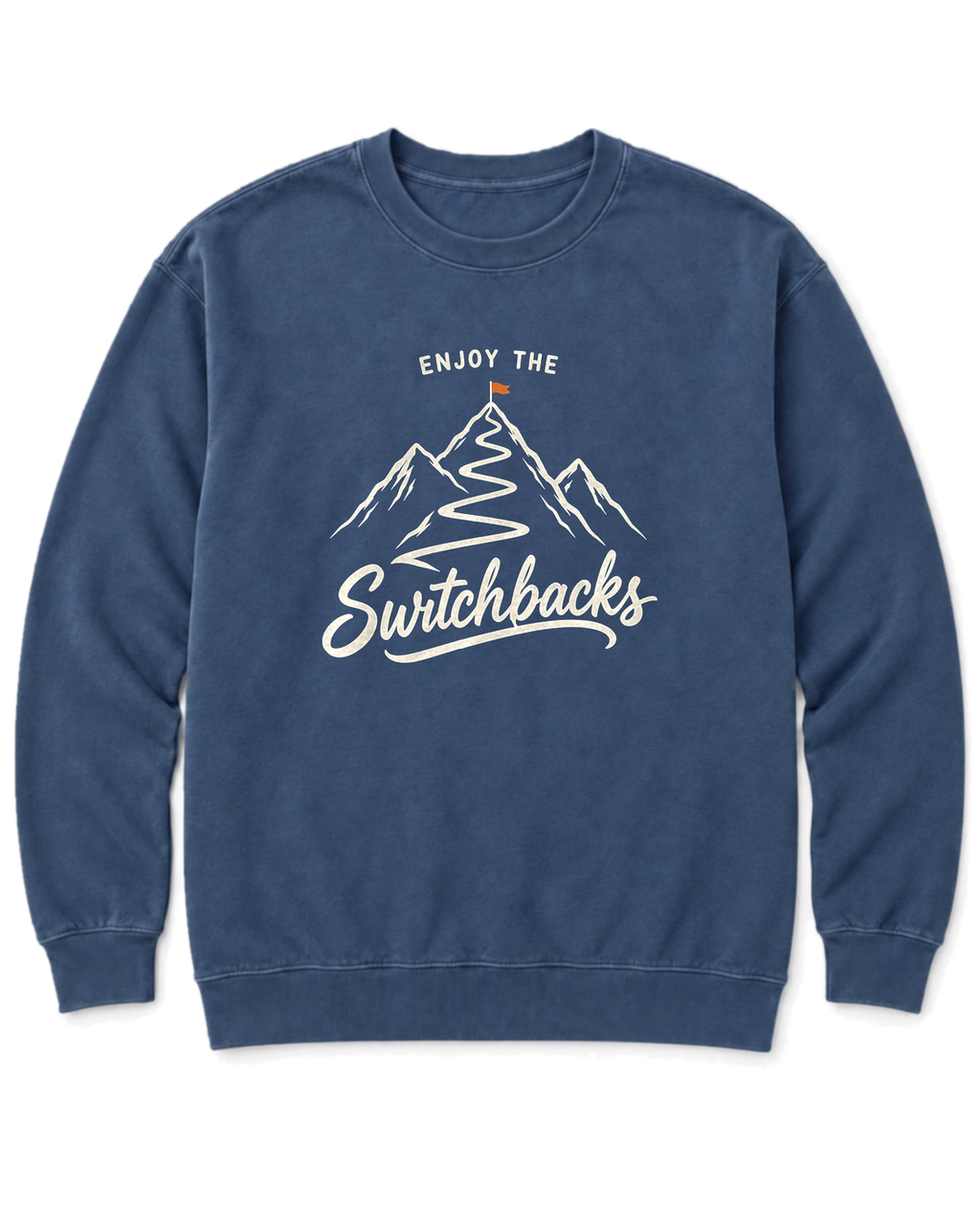 Enjoy the Switchbacks Sweatshirt - Denim