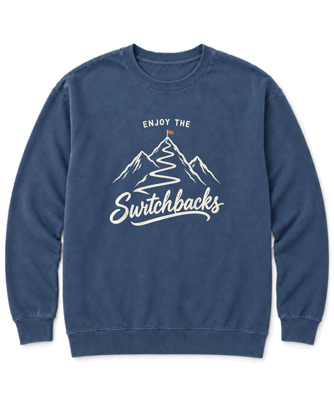 Enjoy the Switchbacks Sweatshirt - Denim