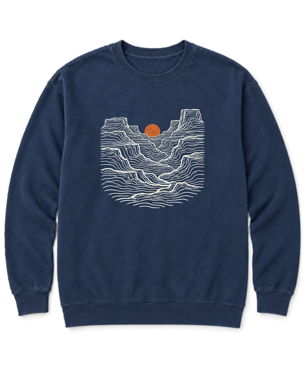 Canyon Sunset Sweatshirt - True Navy