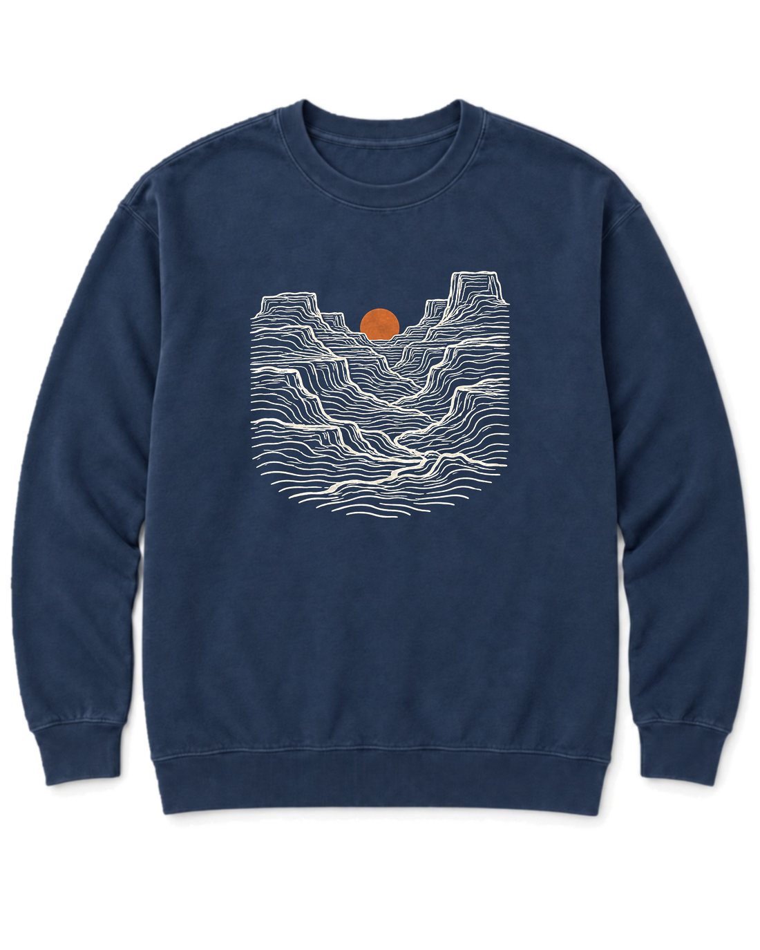 Canyon Sunset Sweatshirt - True Navy