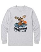 Wading for the Weekend Long Sleeve Shirt - Ash