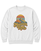 Mountain Time Sweatshirt - White