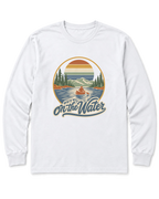 Out on the Water Long Sleeve Shirt - White