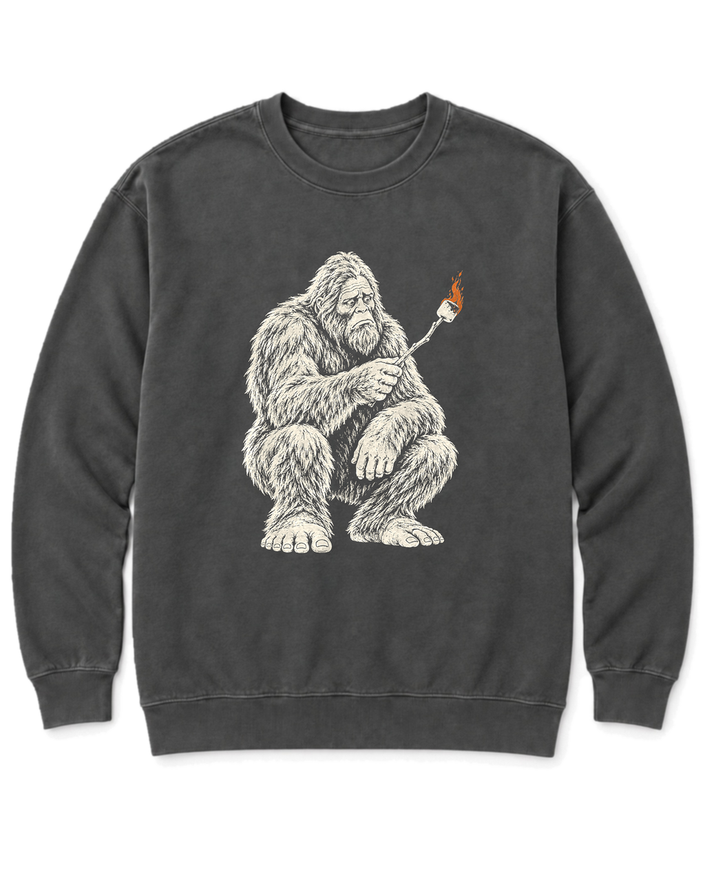 Bigfoot S'mores Sweatshirt - Pepper