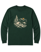 Summit Sunrise Long Sleeve Shirt - Forest Green