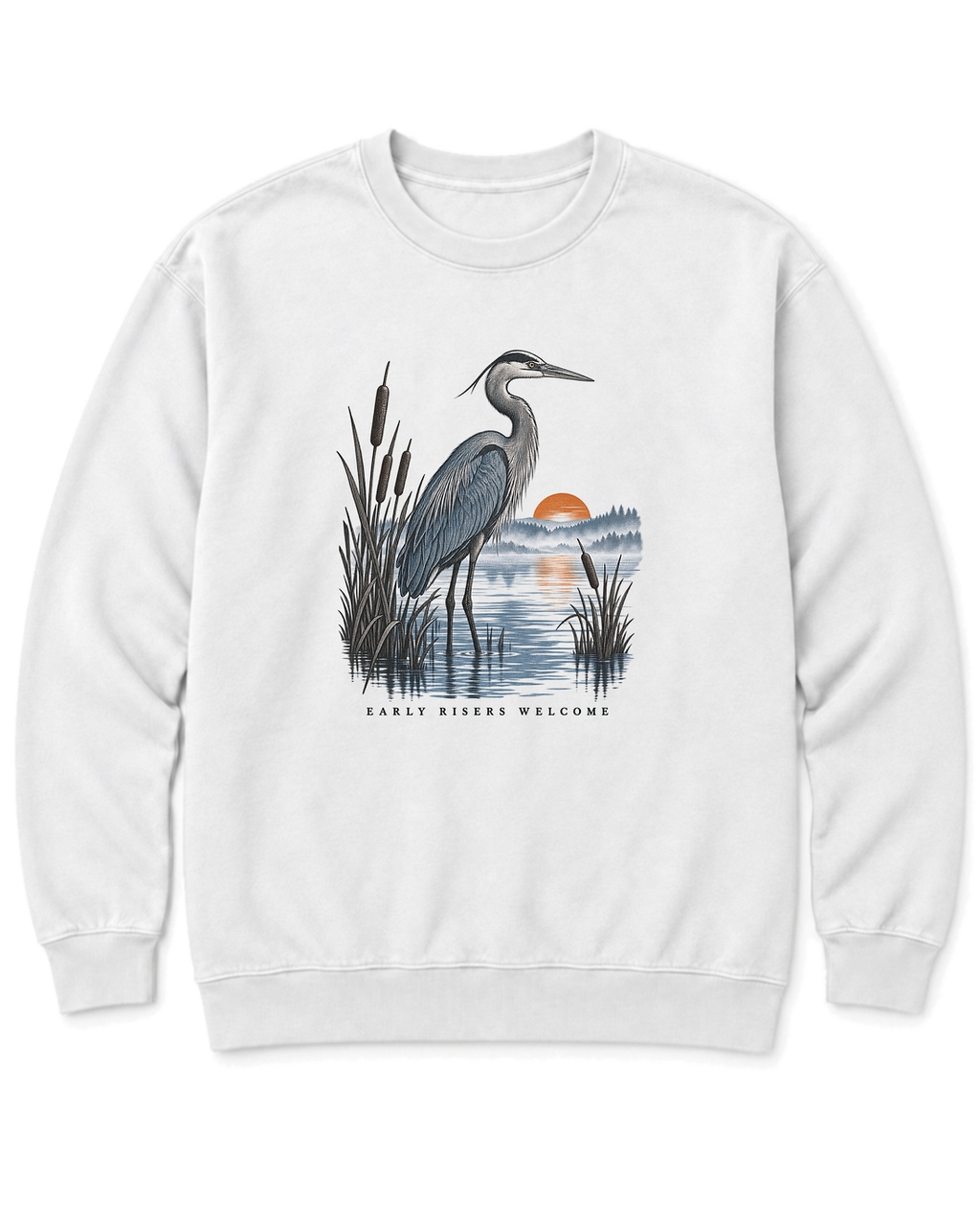 Early Risers Welcome Sweatshirt - White