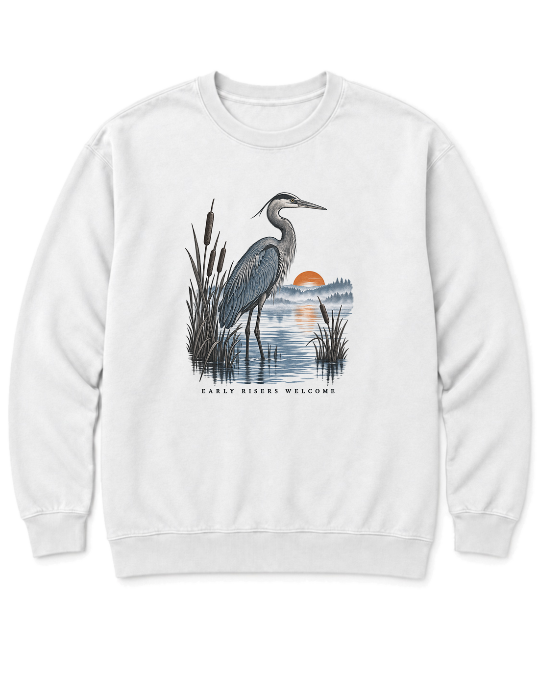 Early Risers Welcome Sweatshirt - White