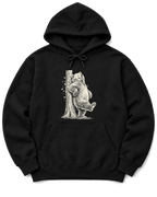 Back Scratch Bear Hoodie - Black