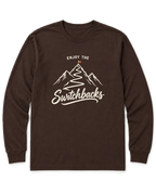Enjoy the Switchbacks Long Sleeve Shirt - Dark Chocolate