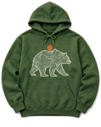 Topo Bear Hoodie - Military Green