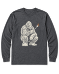 Bigfoot S'mores Long Sleeve Shirt - Dark Heather