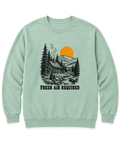Fresh Air Required Sweatshirt - Chalky Mint