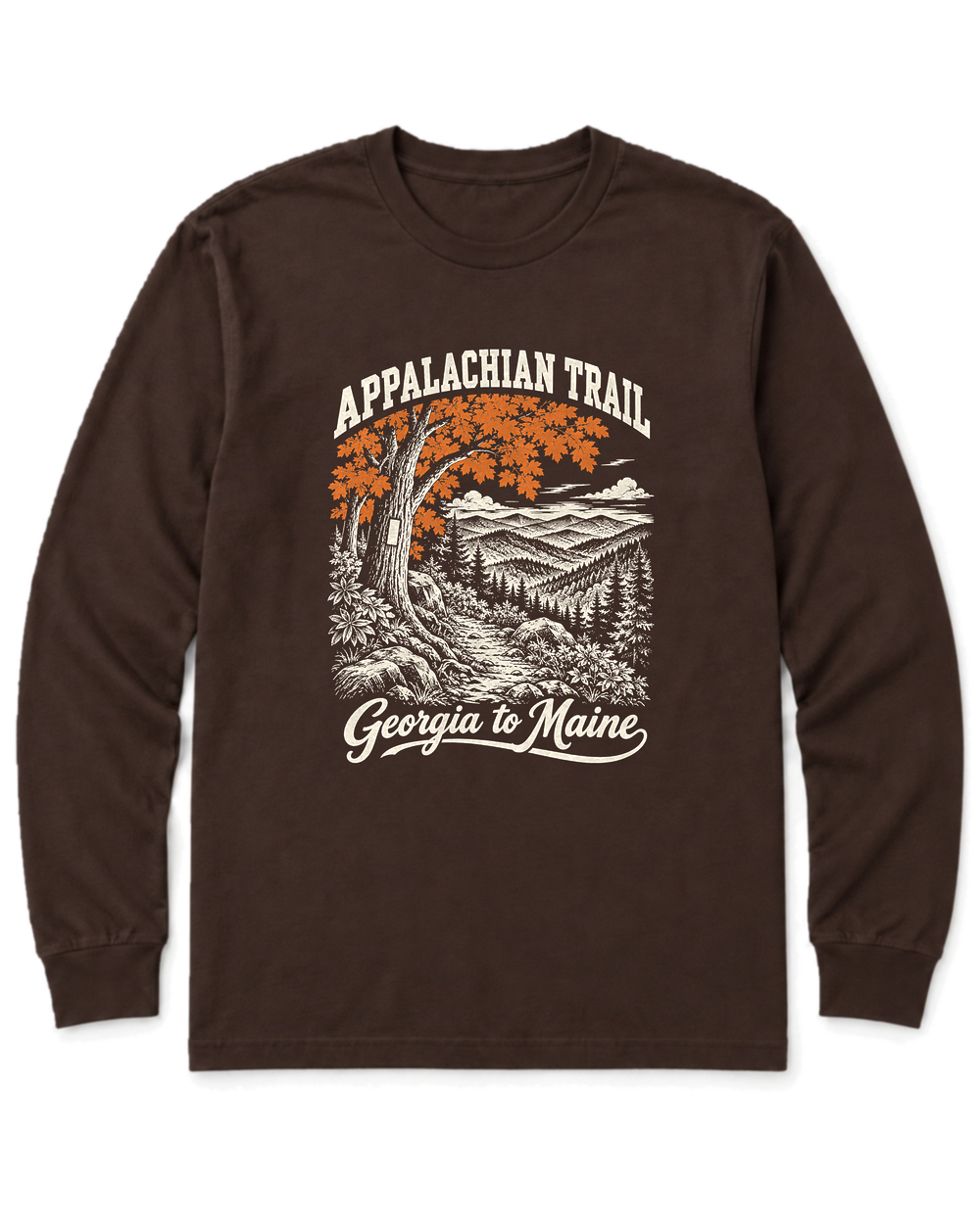 Appalachian Trail Long Sleeve Shirt - Dark Chocolate