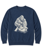 Bigfoot Canoe Sweatshirt - True Navy
