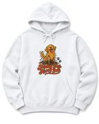 Muddy Dog, Happy Dog Hoodie - White