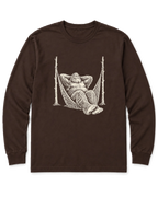 Bigfoot Hammock Long Sleeve Shirt - Dark Chocolate
