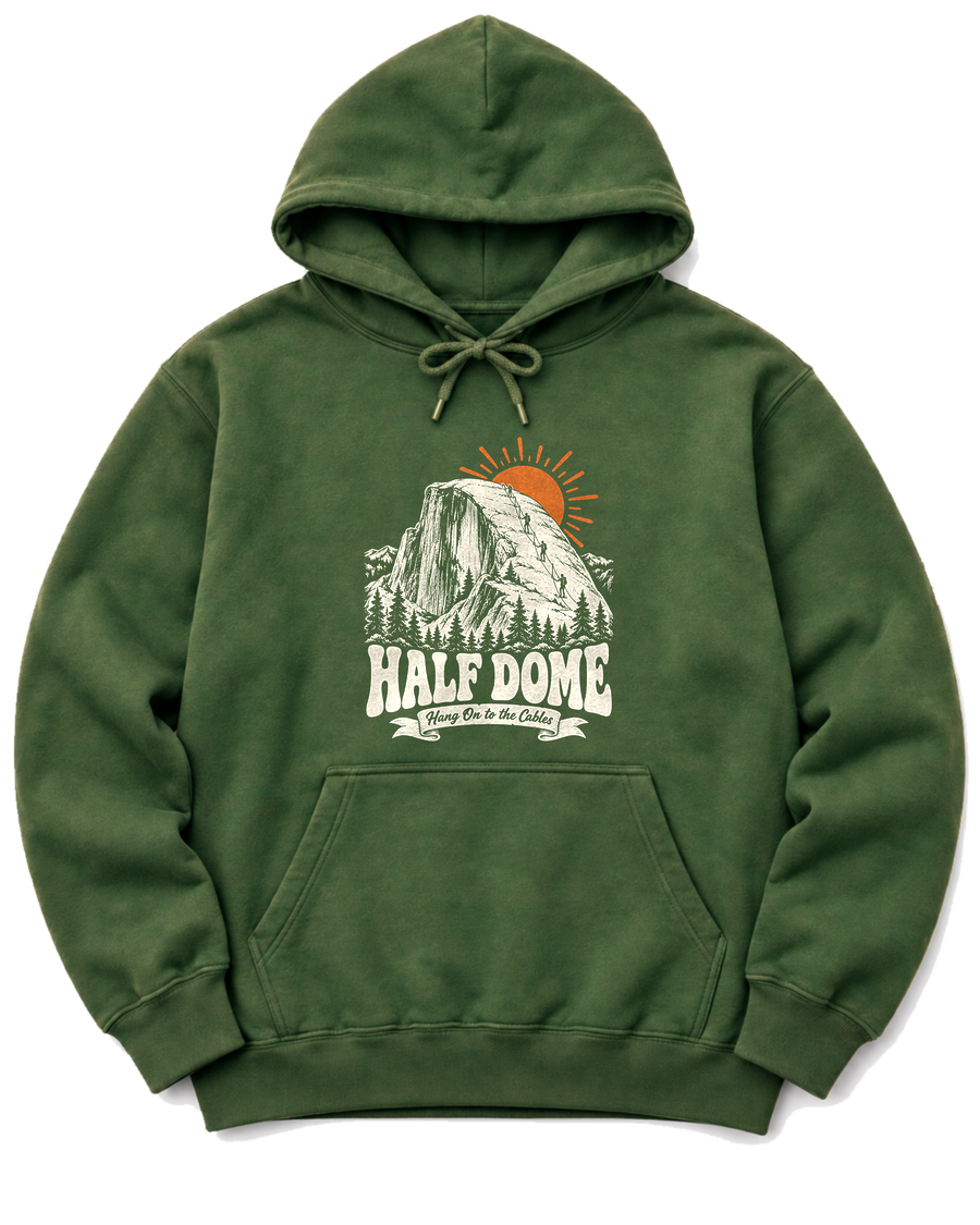 Half Dome Hoodie - Military Green