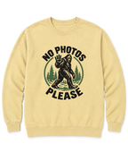 No Photos Please Sweatshirt - Butter
