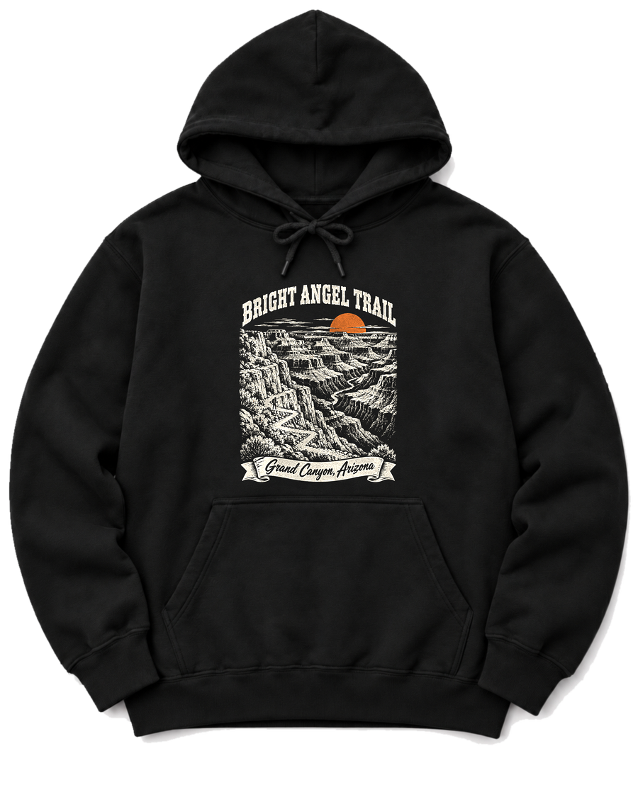 Bright Angel Trail Hoodie - Black