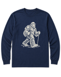 Bigfoot Day Hike Long Sleeve Shirt - Navy