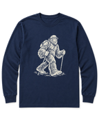 Bigfoot Day Hike Long Sleeve Shirt - Navy
