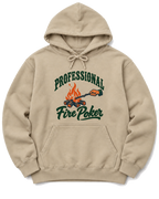 Professional Fire Poker Hoodie - Sand