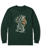 Honey Heist Long Sleeve Shirt - Forest Green