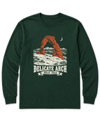 Delicate Arch Long Sleeve Shirt - Forest Green