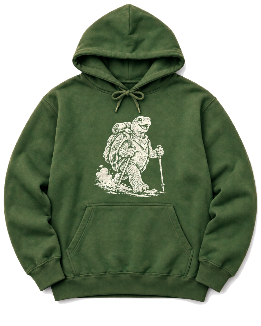 Turtle Trekker Hoodie - Military Green