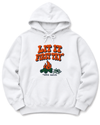 Lit It First Try Hoodie - White