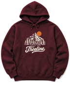 Above the Treeline Hoodie - Maroon
