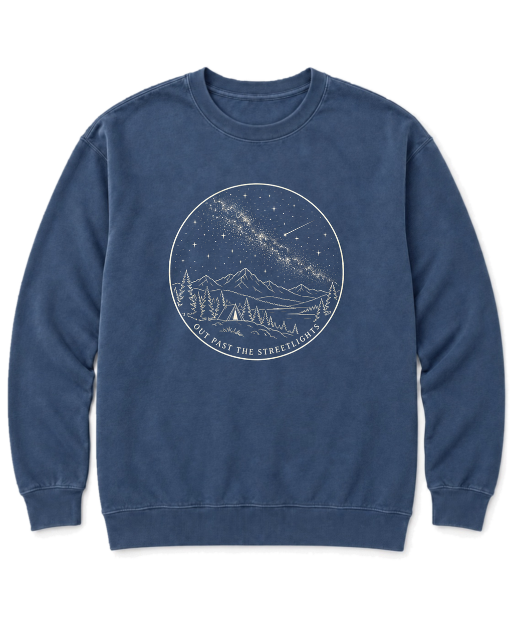 Out Past the Streetlights Sweatshirt - Denim
