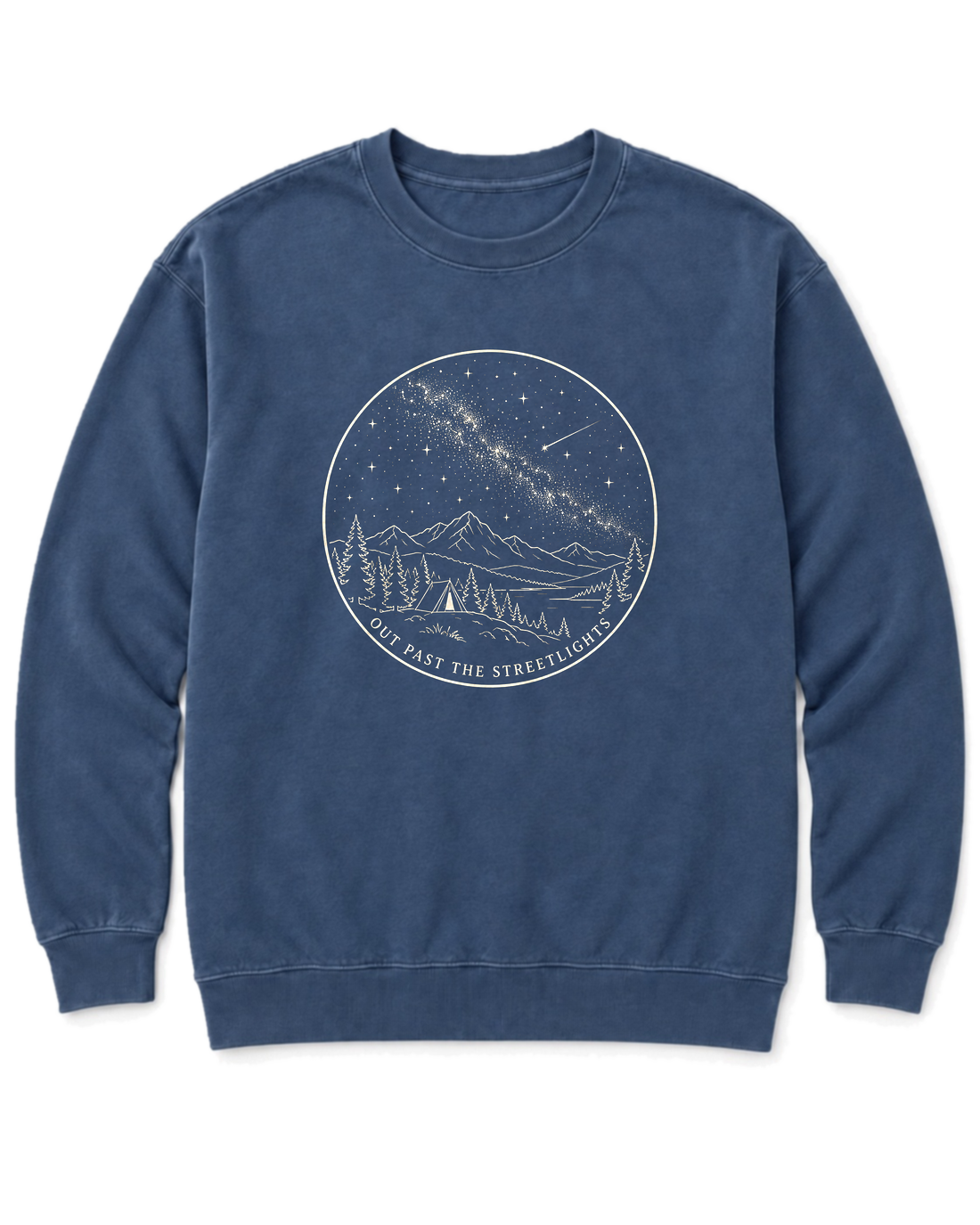 Out Past the Streetlights Sweatshirt - Denim