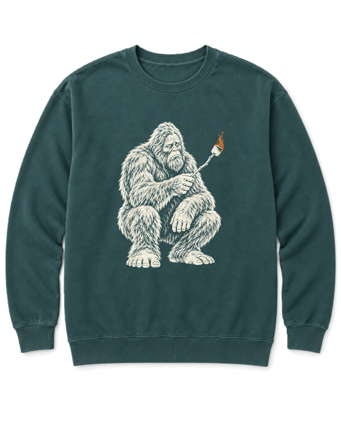 Bigfoot S'mores Sweatshirt - Blue Spruce