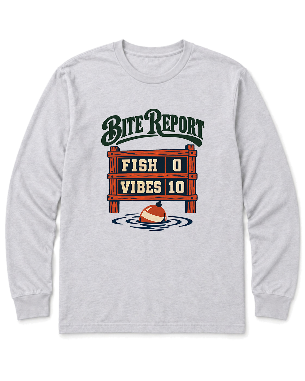 Bite Report Long Sleeve Shirt - Ash
