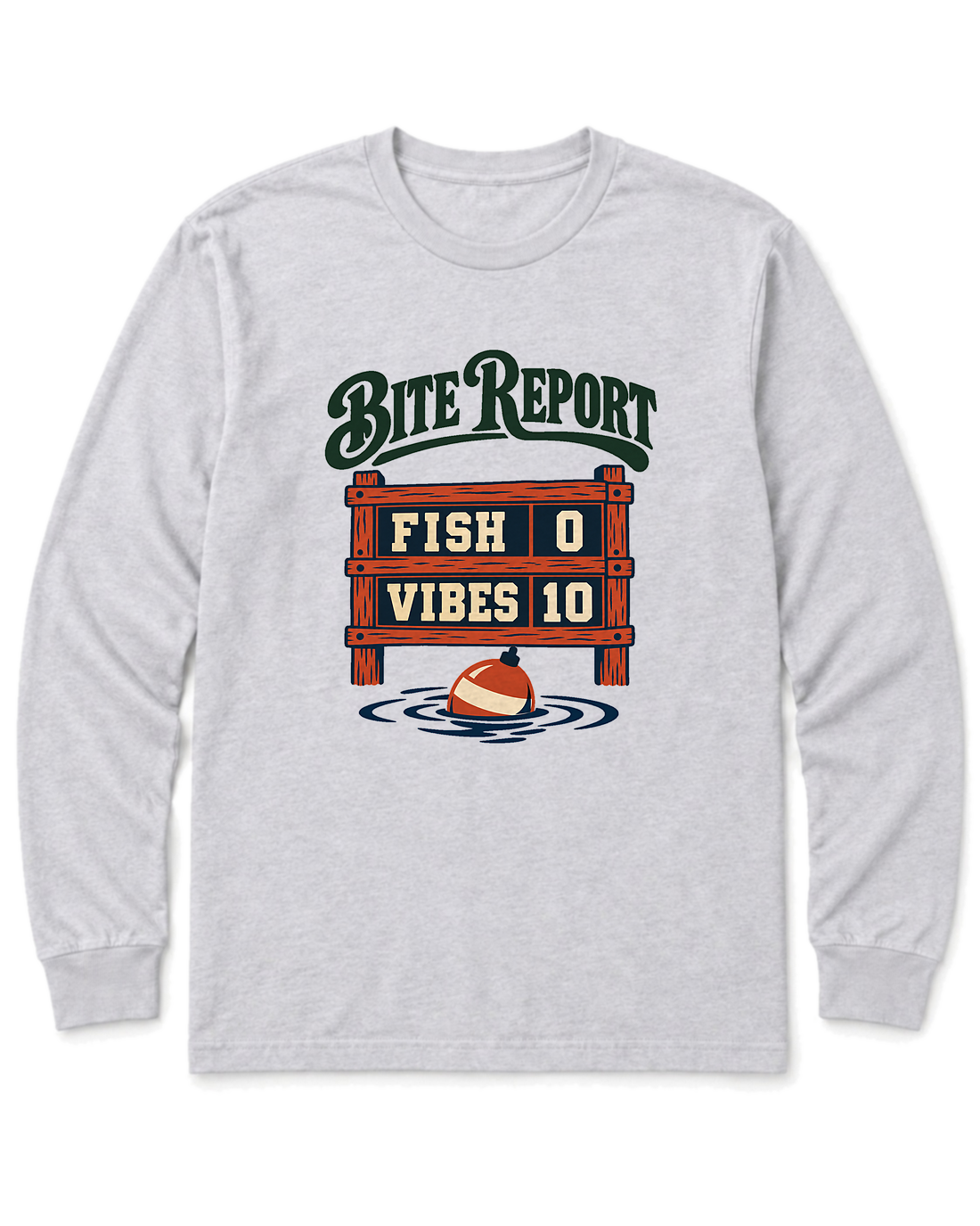 Bite Report Long Sleeve Shirt - Ash