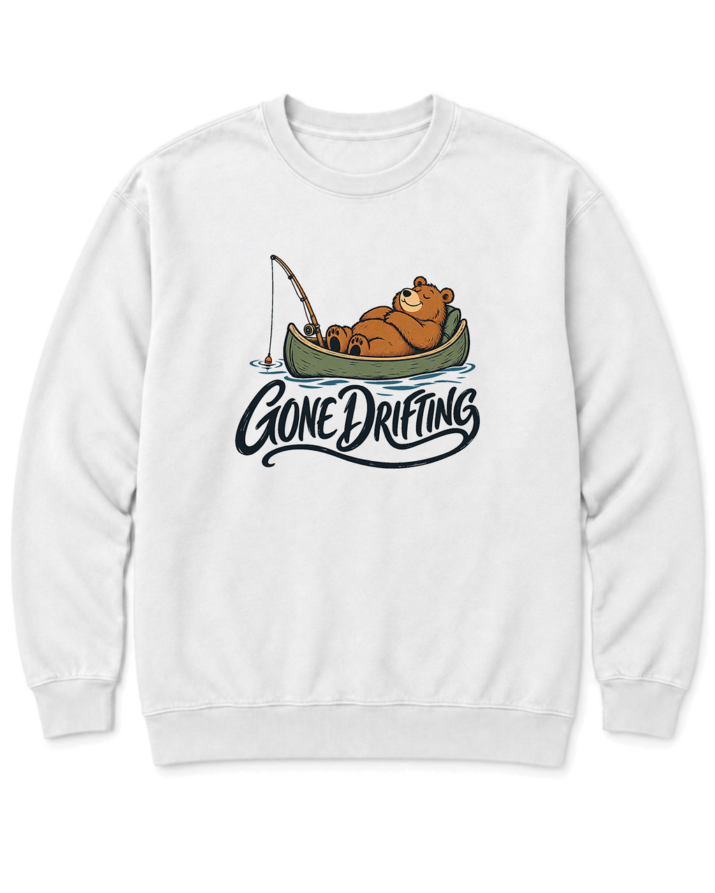 Gone Drifting Sweatshirt - White