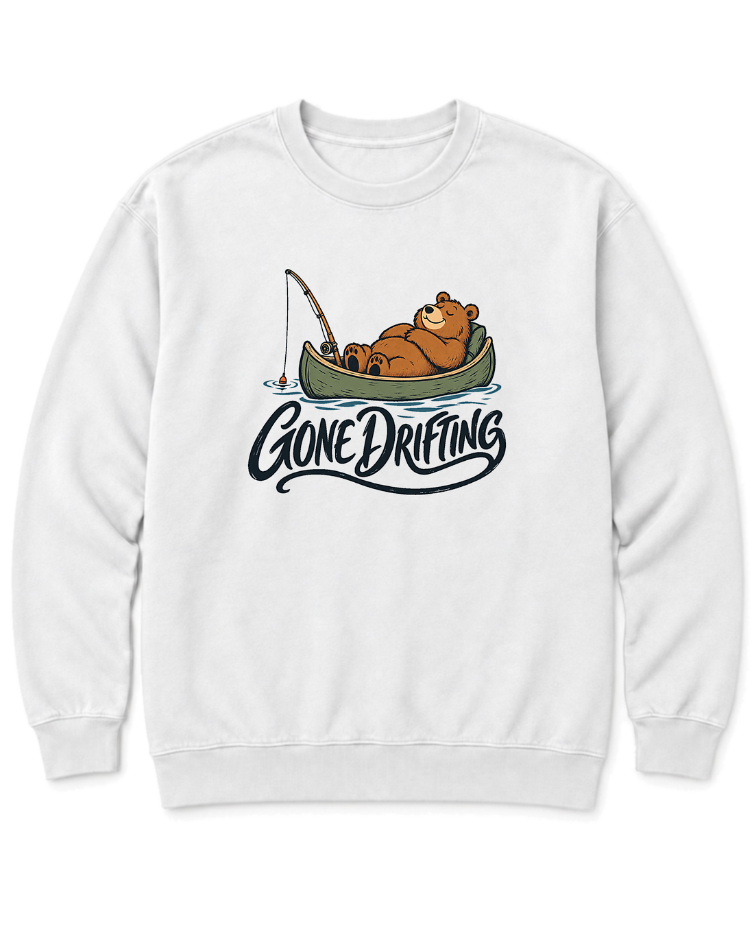 Gone Drifting Sweatshirt - White