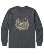 Cabin Glow Long Sleeve Shirt - Dark Heather