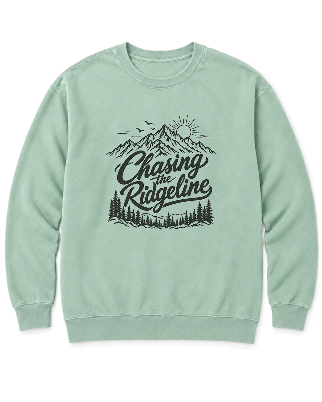 Chasing the Ridgeline Sweatshirt - Chalky Mint