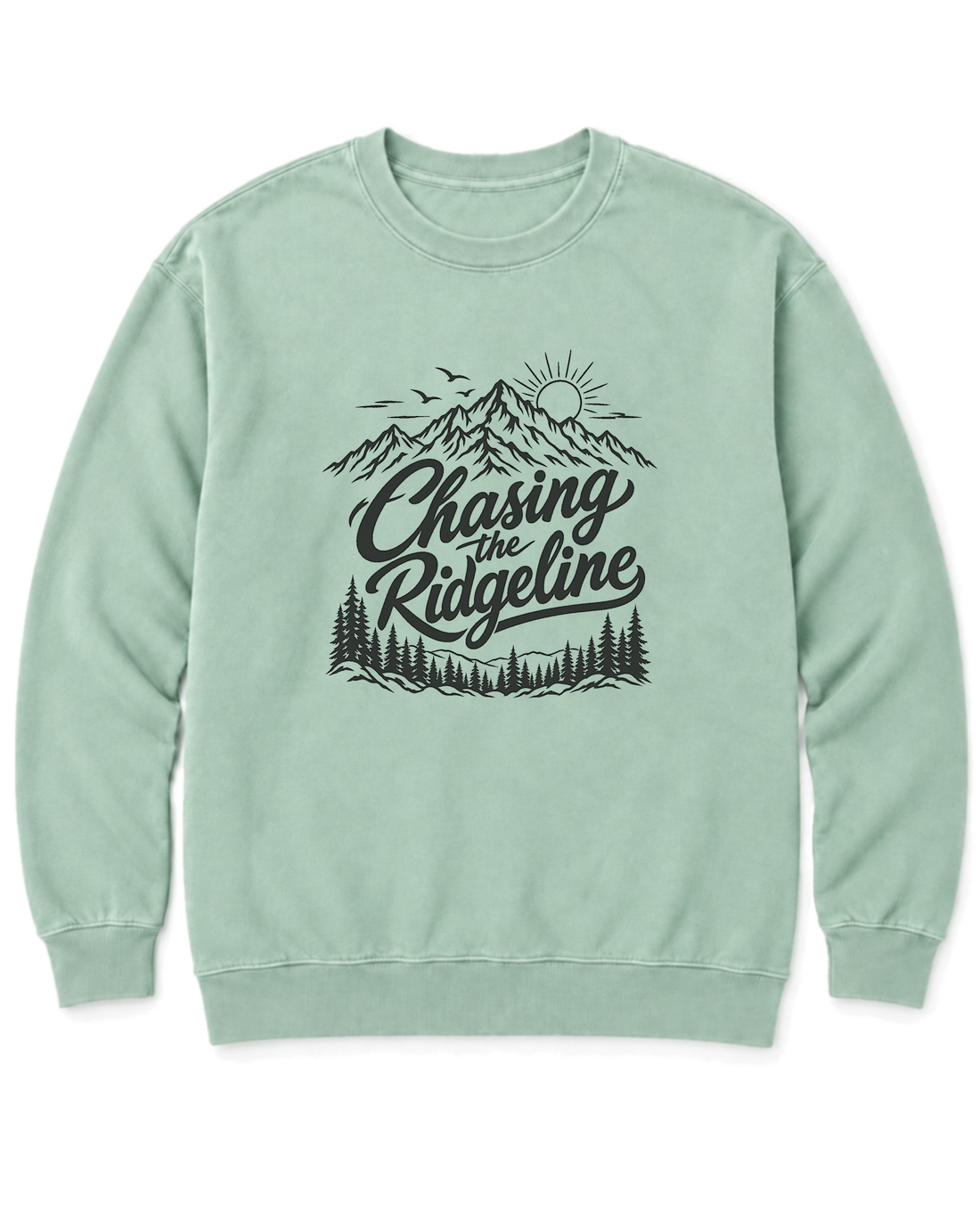 Chasing the Ridgeline Sweatshirt - Chalky Mint