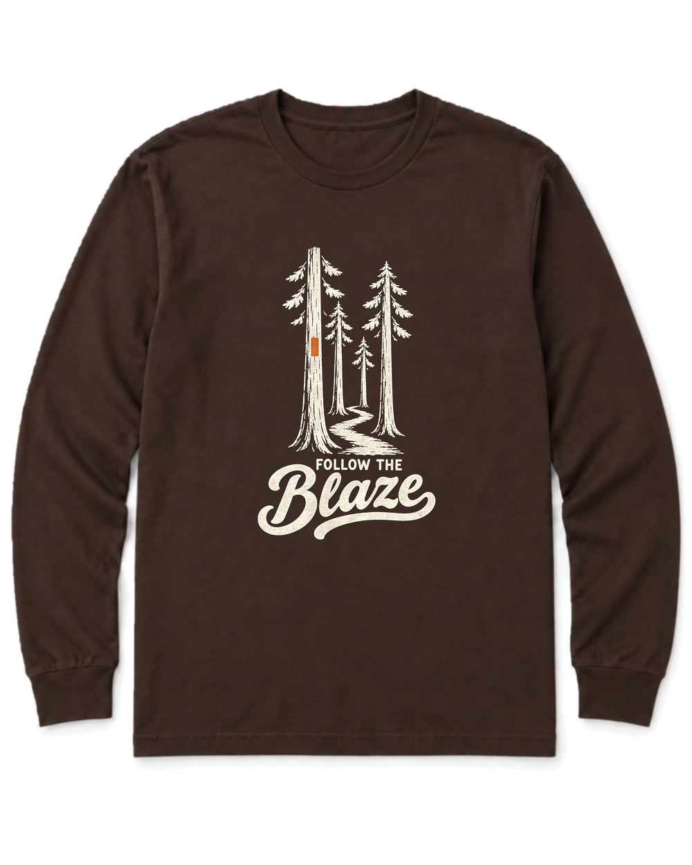 Follow the Blaze Long Sleeve Shirt - Dark Chocolate