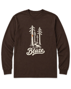Follow the Blaze Long Sleeve Shirt - Dark Chocolate