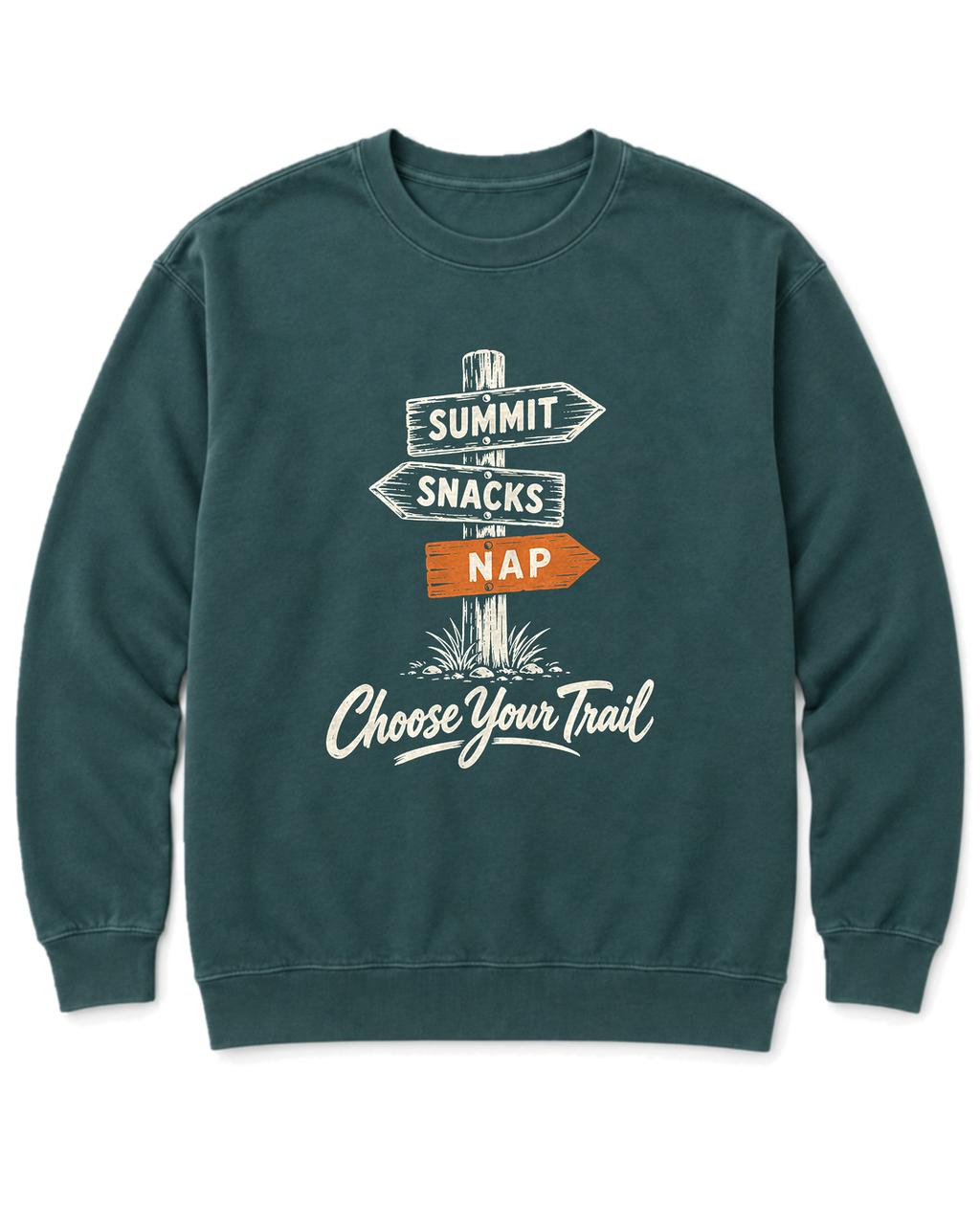 Choose Your Trail Sweatshirt - Blue Spruce