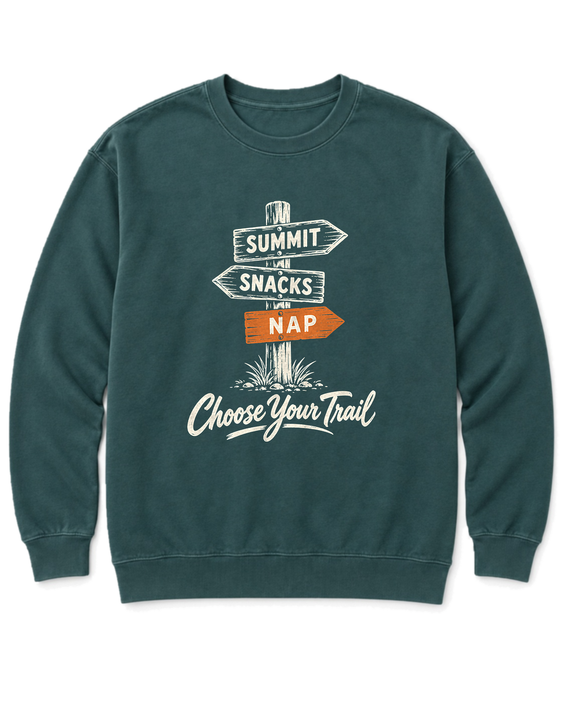 Choose Your Trail Sweatshirt - Blue Spruce