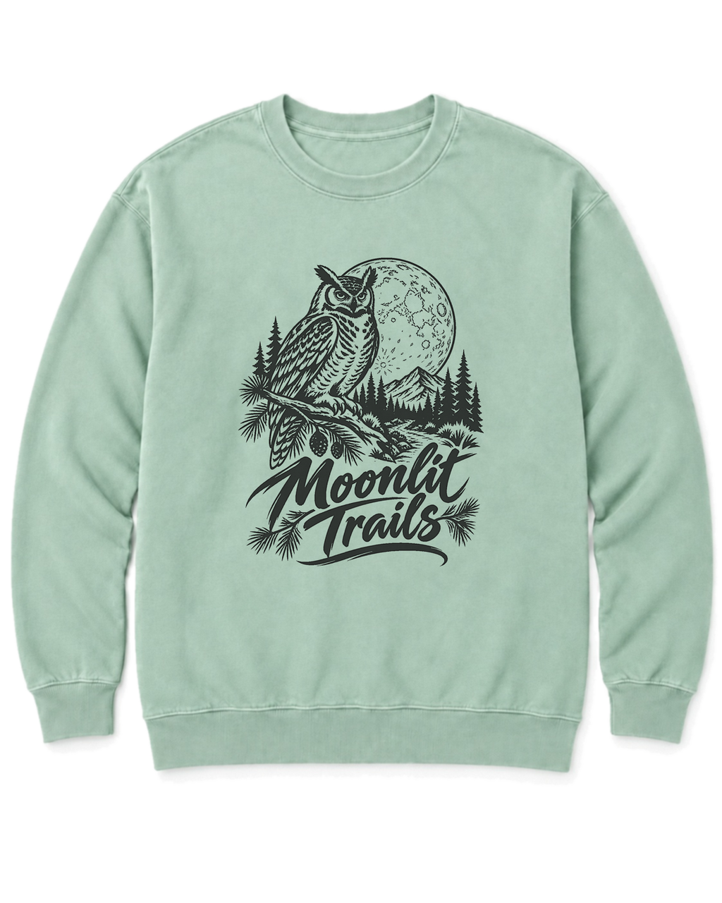 Moonlit Trails Sweatshirt - Chalky Mint
