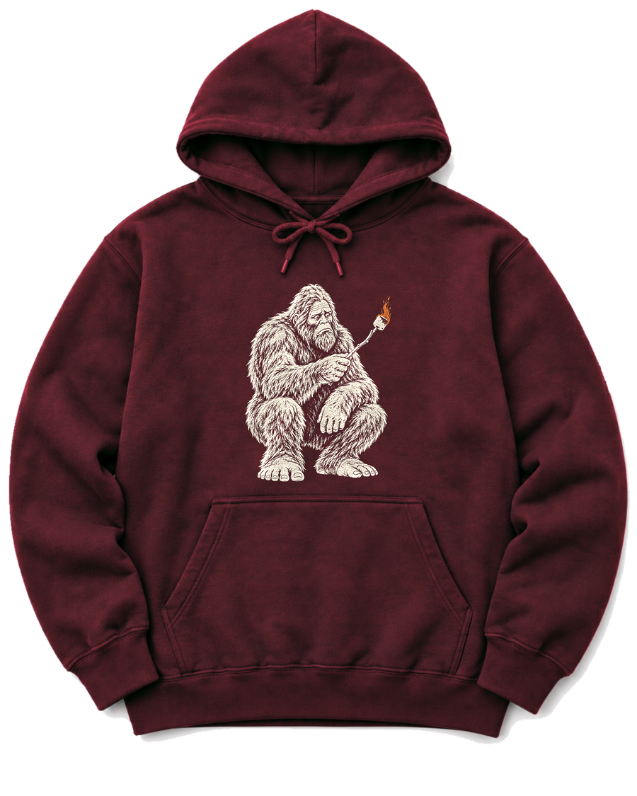 Bigfoot S'mores Hoodie - Maroon
