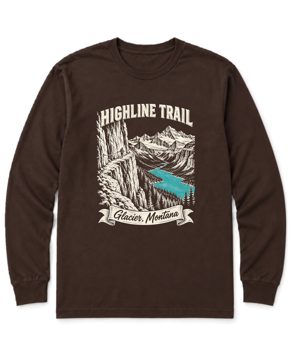 Highline Trail Long Sleeve Shirt - Dark Chocolate