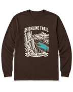 Highline Trail Long Sleeve Shirt - Dark Chocolate