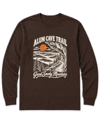 Alum Cave Trail Long Sleeve Shirt - Dark Chocolate